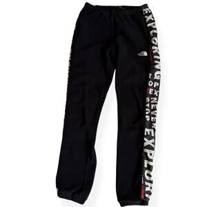 The North Face Black Fleece Pants Youth Large